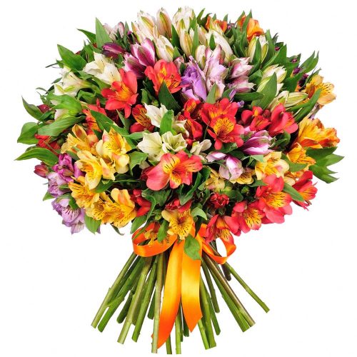 Букет из свежих цветов «Цветочная симфония»