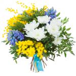 Букеты с мимозой