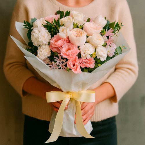 Авторский букет «Весенний шарм»