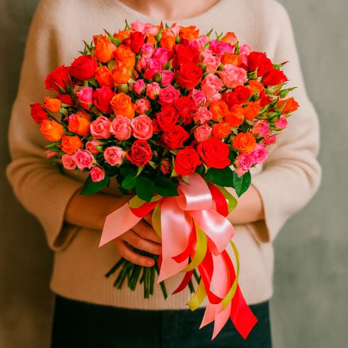 Букет цветов «Пышный Микс»