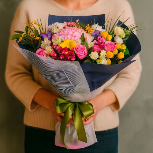 Букет цветов «Рассветная симфония»