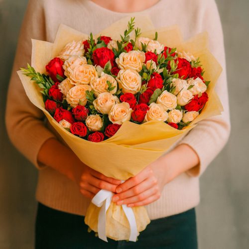 Букет цветов «Золотой свет»