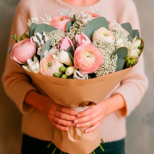 Праздничный букет «Весенний Шарм»