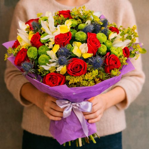 Цветочный букет «Королевский флор»