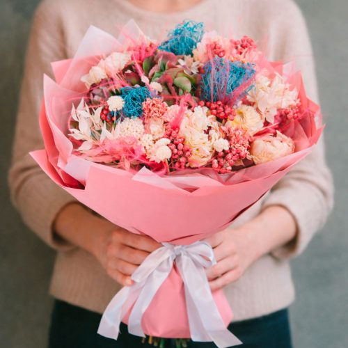 Цветочный букет «Яркий век»